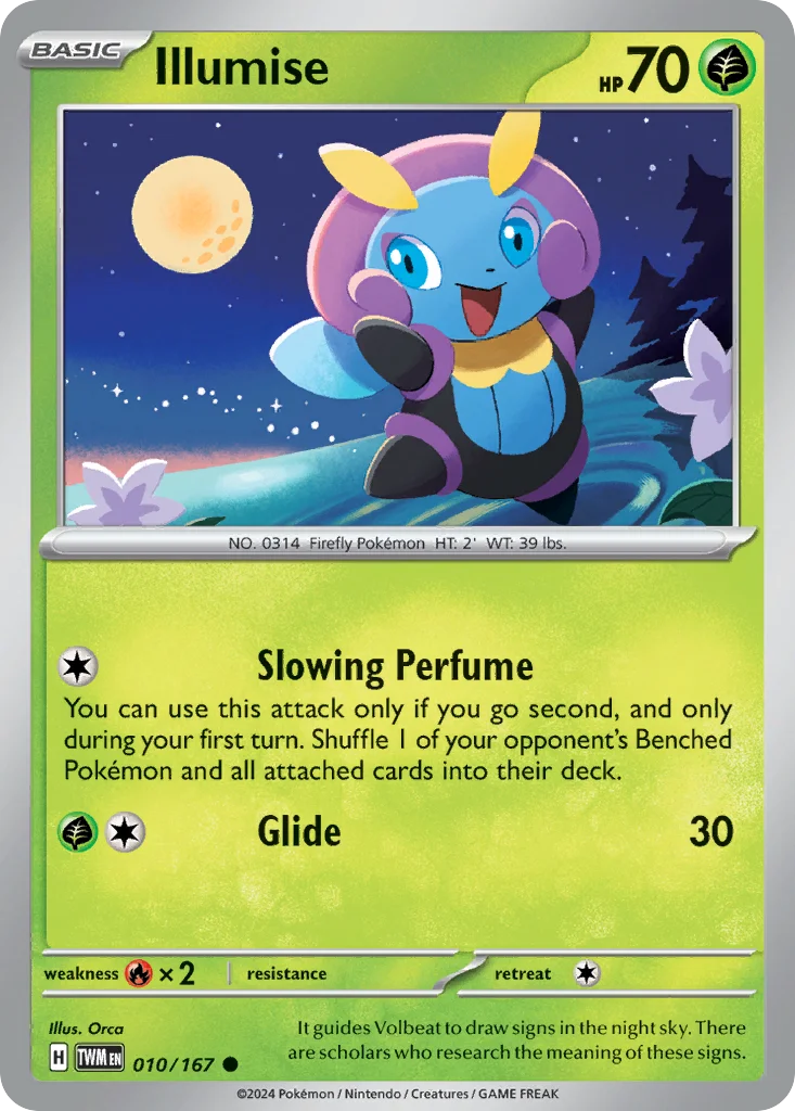 Illumise Pokemon card