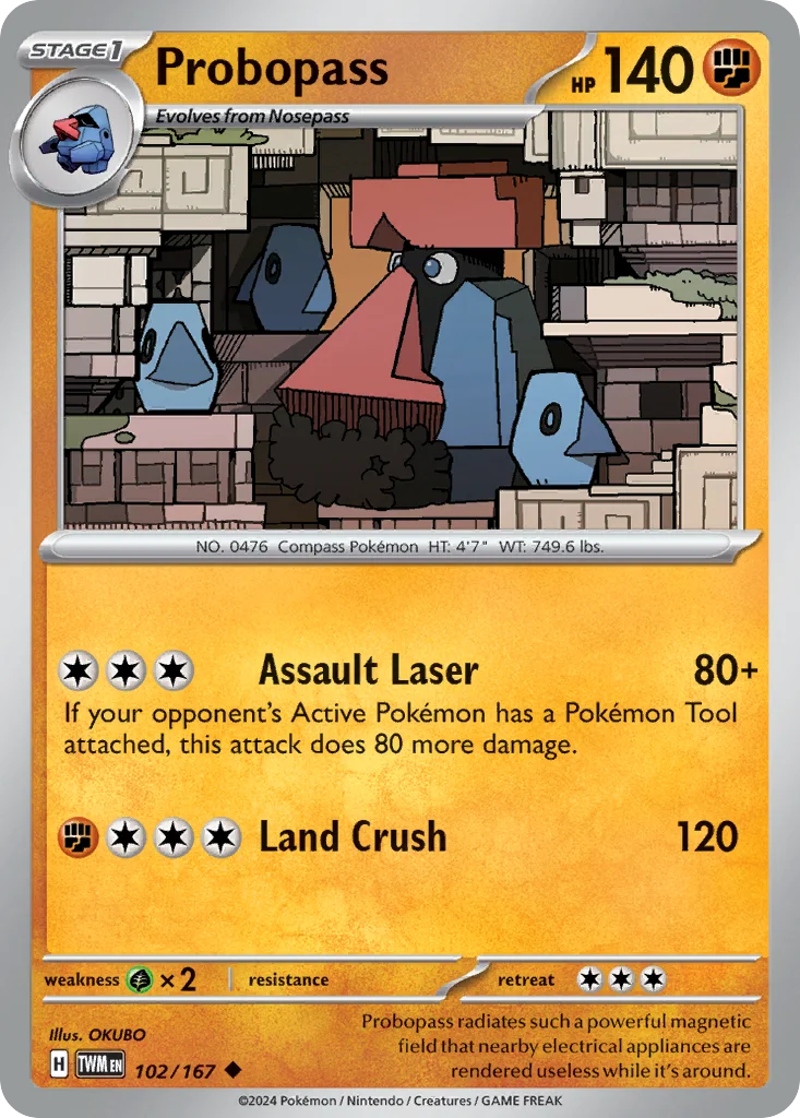 Probopass Pokemon card