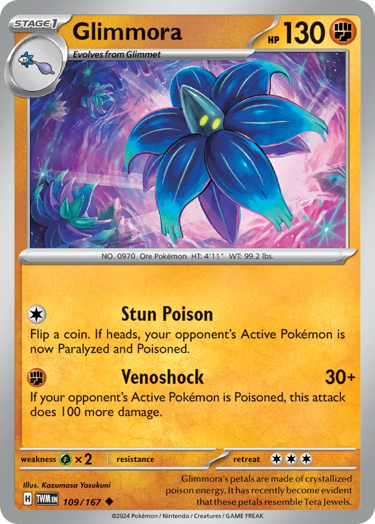 Glimmora Pokemon card