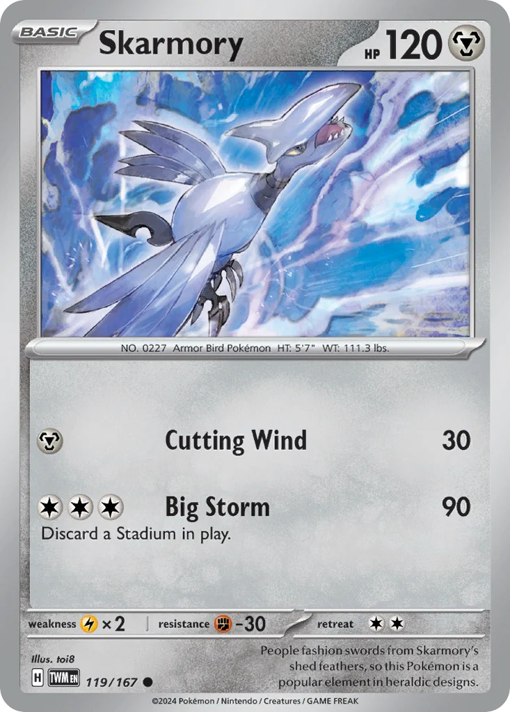 Skarmory Pokemon card