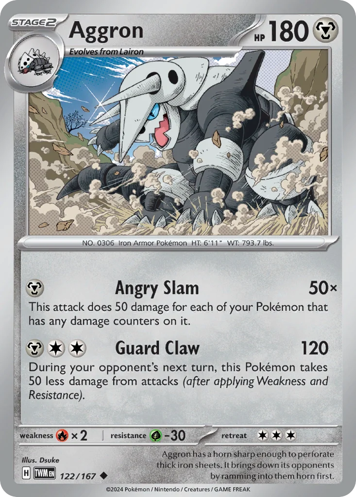 Aggron Pokemon card