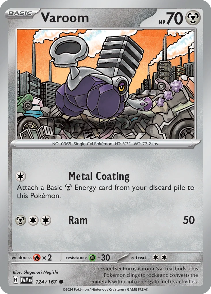 Varoom Pokemon card