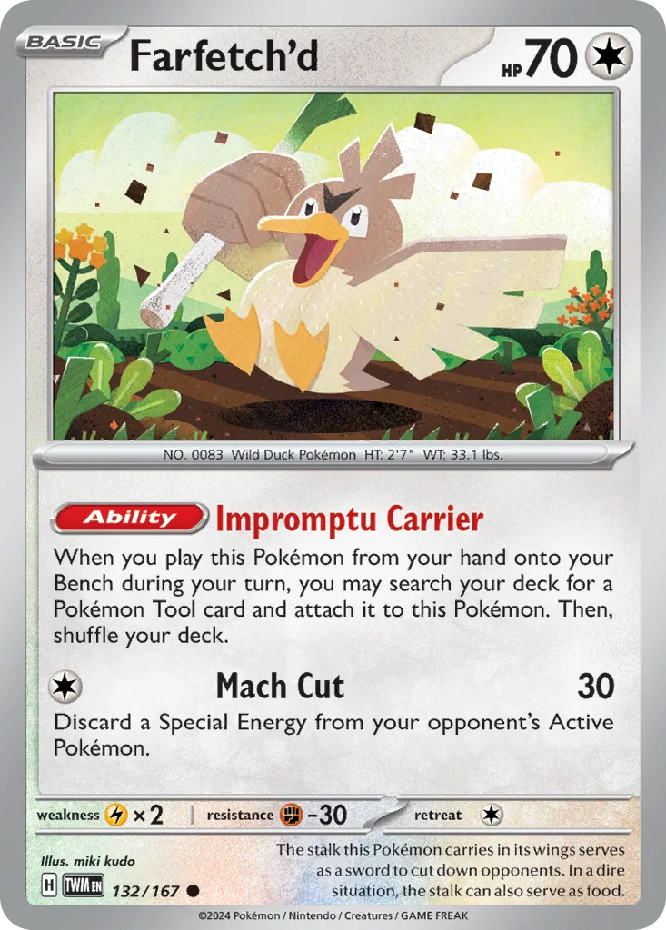 Farfetch'd Pokemon card