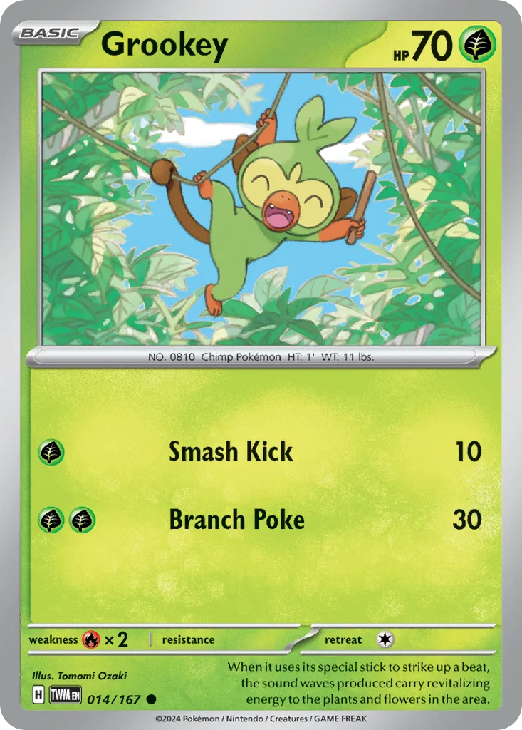 Grookey Pokemon card