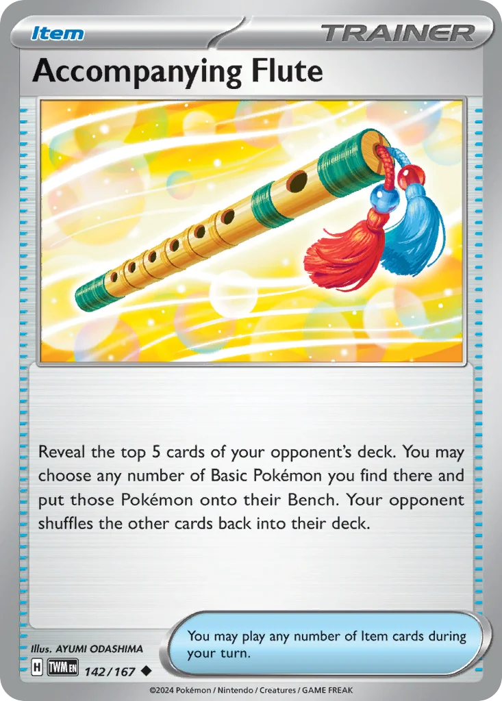 Accompanying Flute Pokemon card