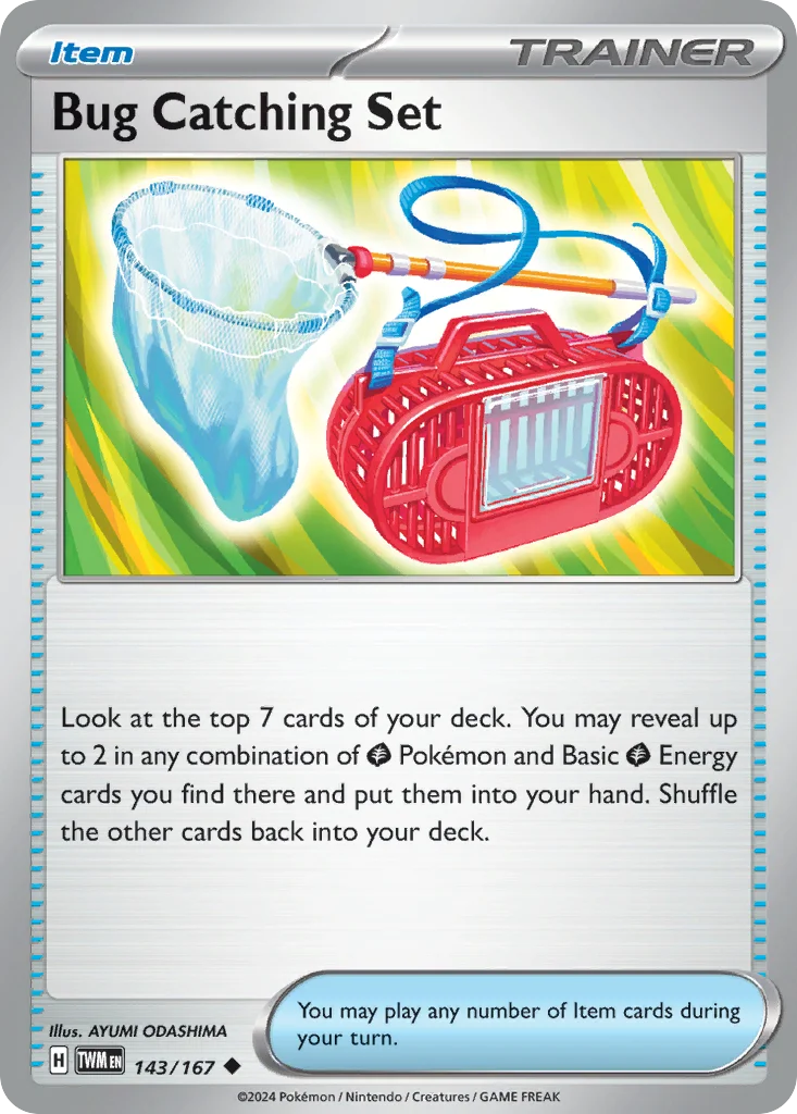 Bug Catching Set Pokemon card