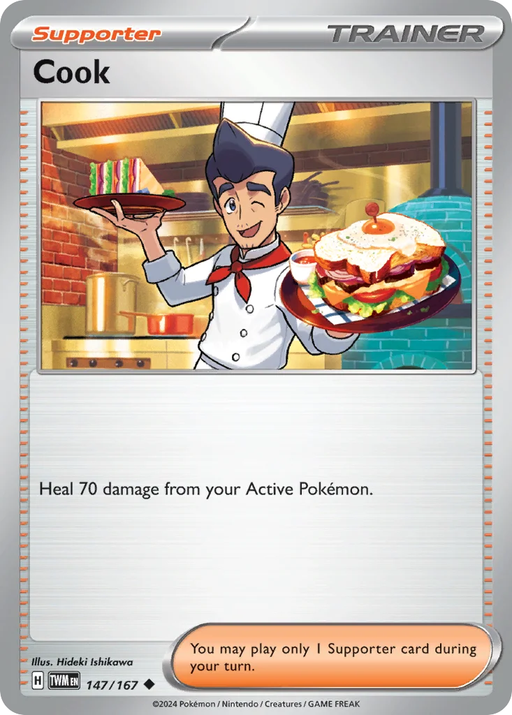 Cook Pokemon card