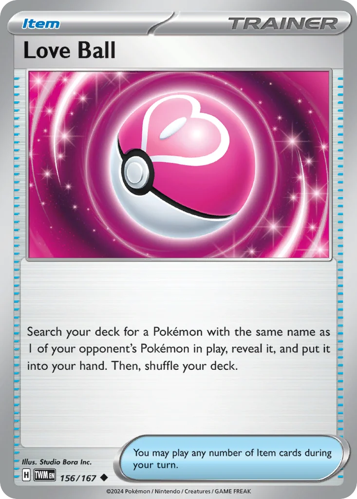 Love Ball Pokemon card