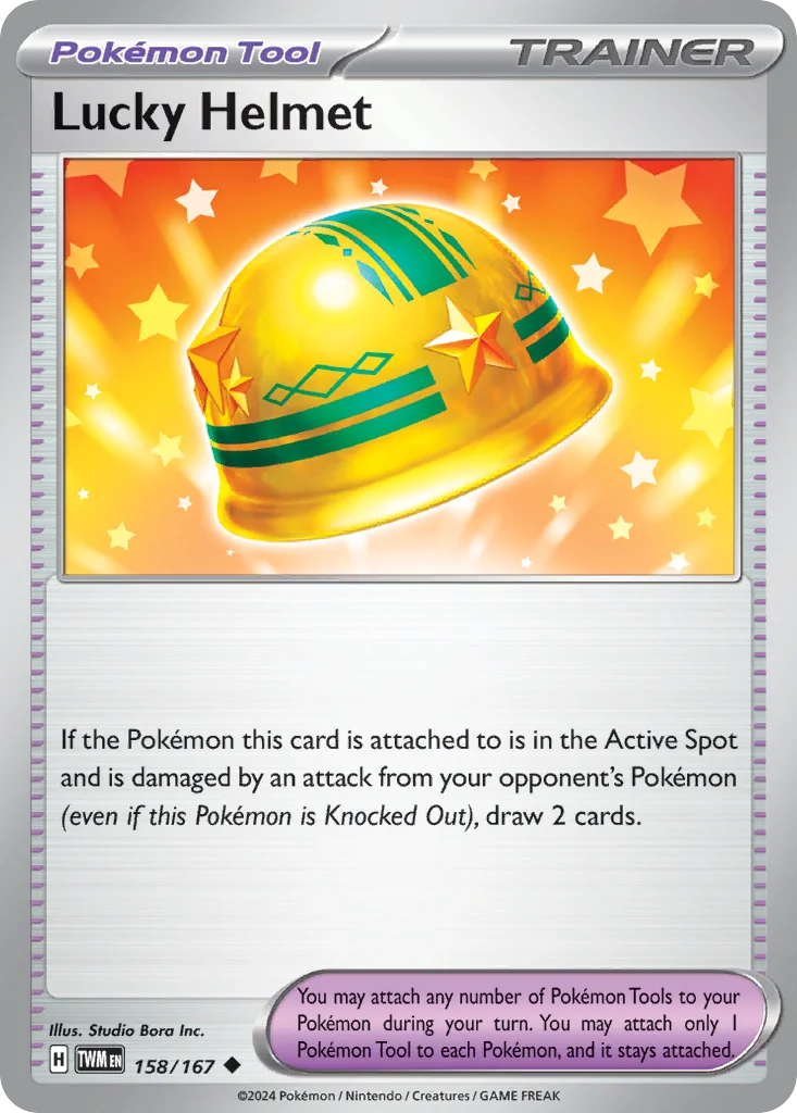 Lucky Helmet Pokemon card