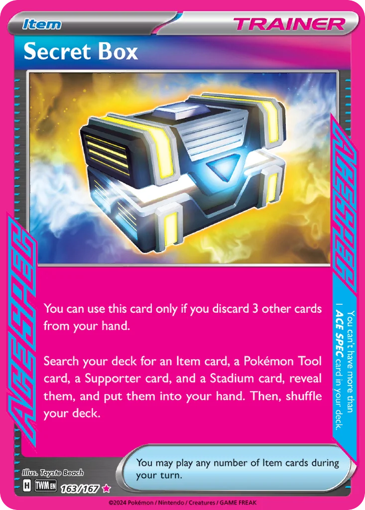 Secret Box Pokemon card