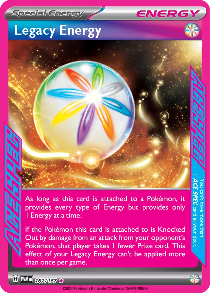 Legacy Energy Pokemon card