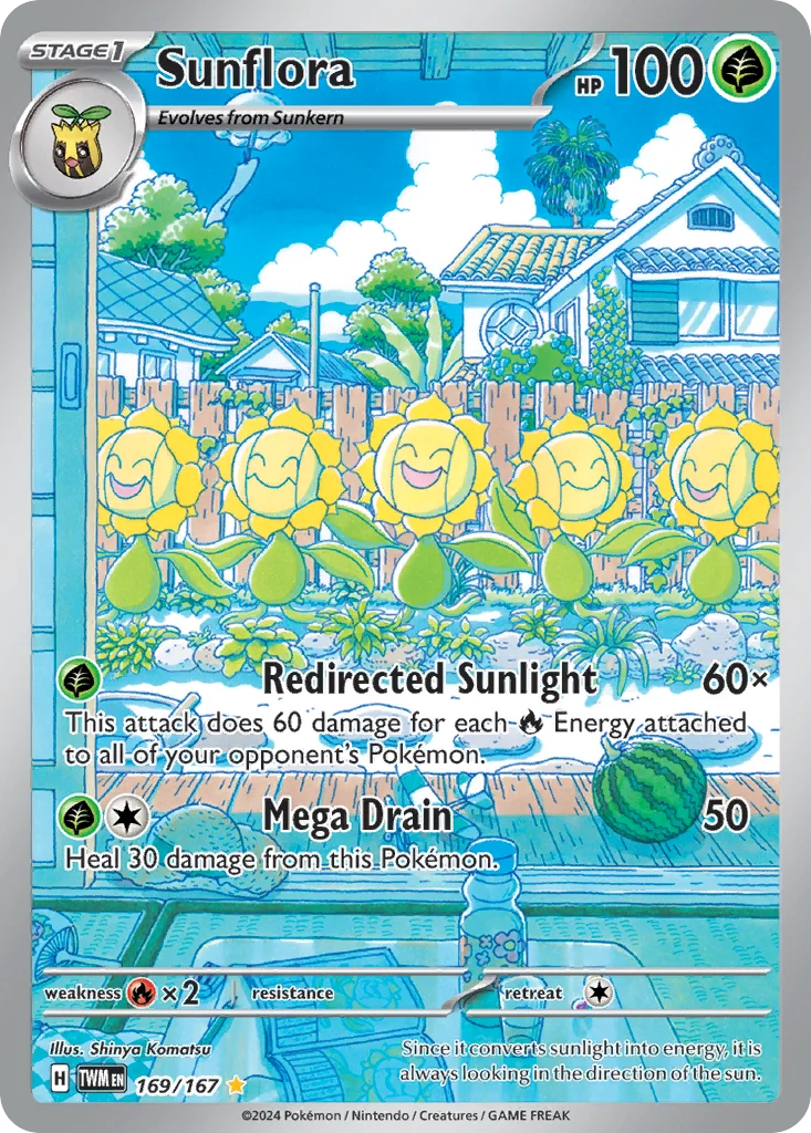 Sunflora Pokemon card