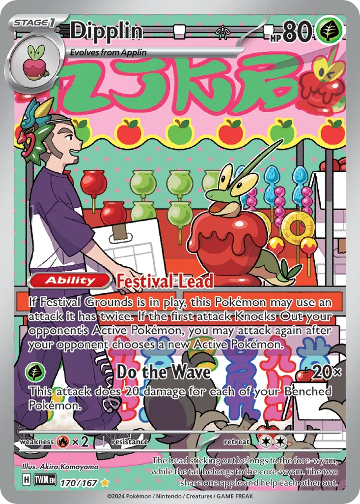 Dipplin Pokemon card