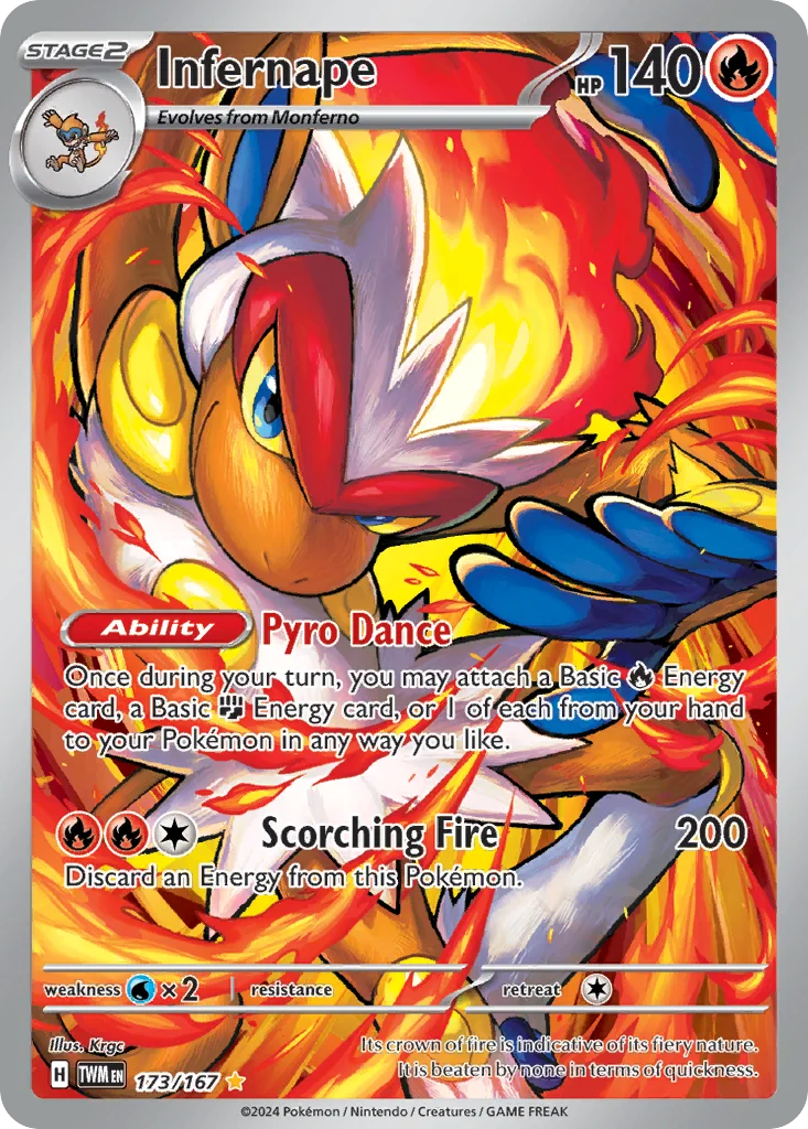 Infernape Pokemon card