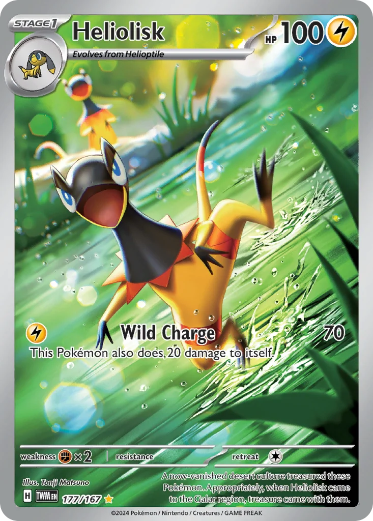 Heliolisk Pokemon card