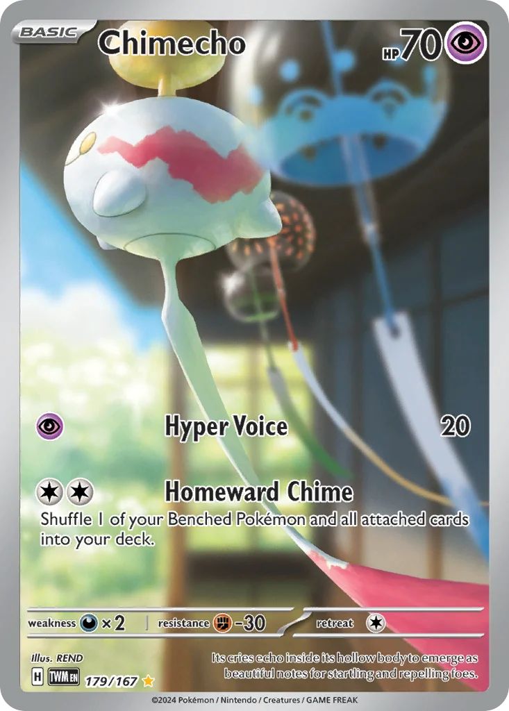 Chimecho Pokemon card