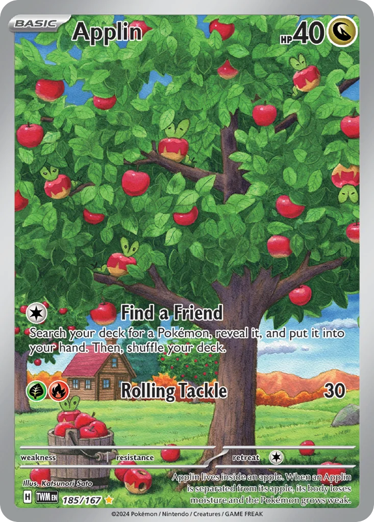 Applin Pokemon card