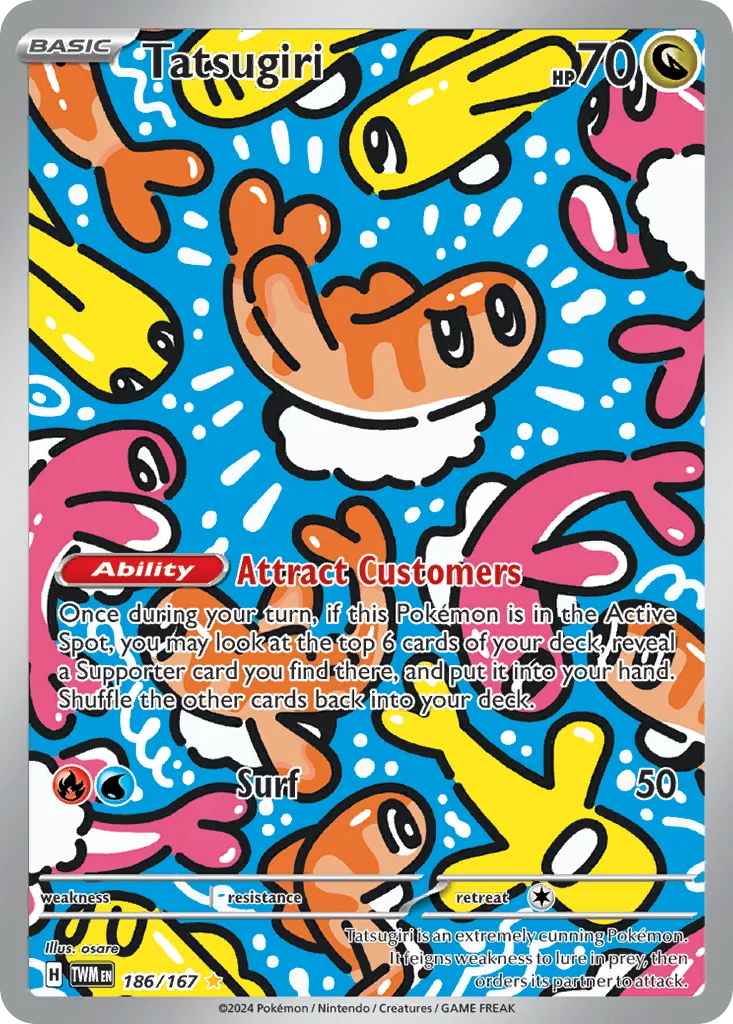 Tatsugiri Pokemon card