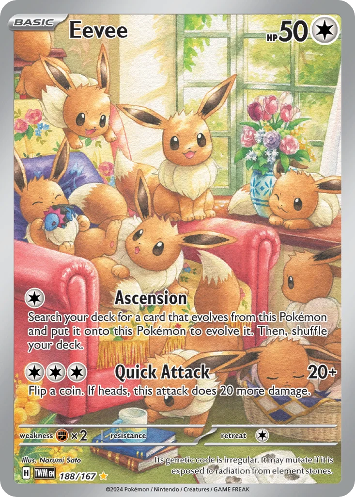 Eevee Pokemon card