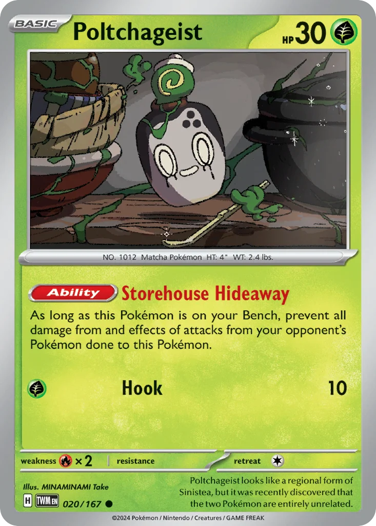 Poltchageist Pokemon card