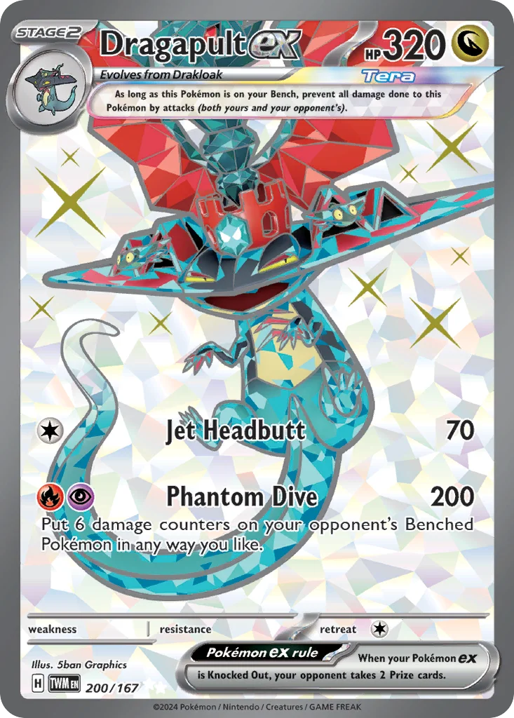 Dragapult ex Pokemon card