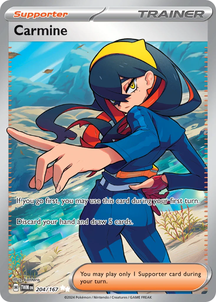 Carmine Pokemon card