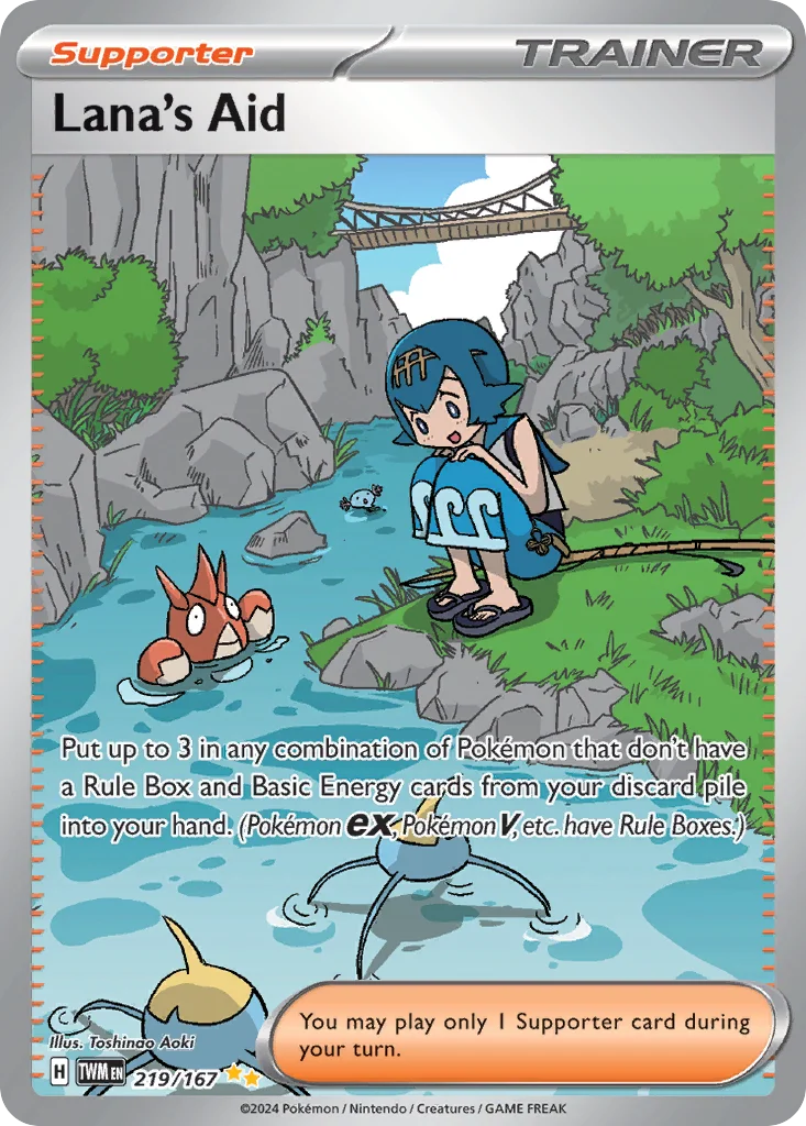 Lana's Aid Pokemon card