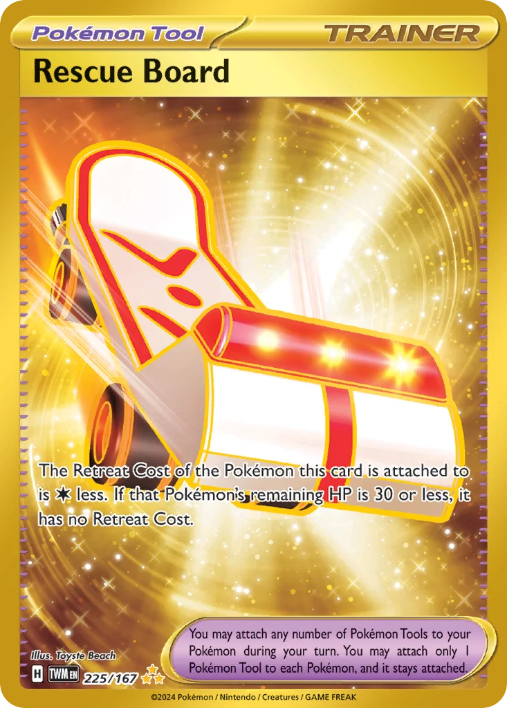 Rescue Board Pokemon card