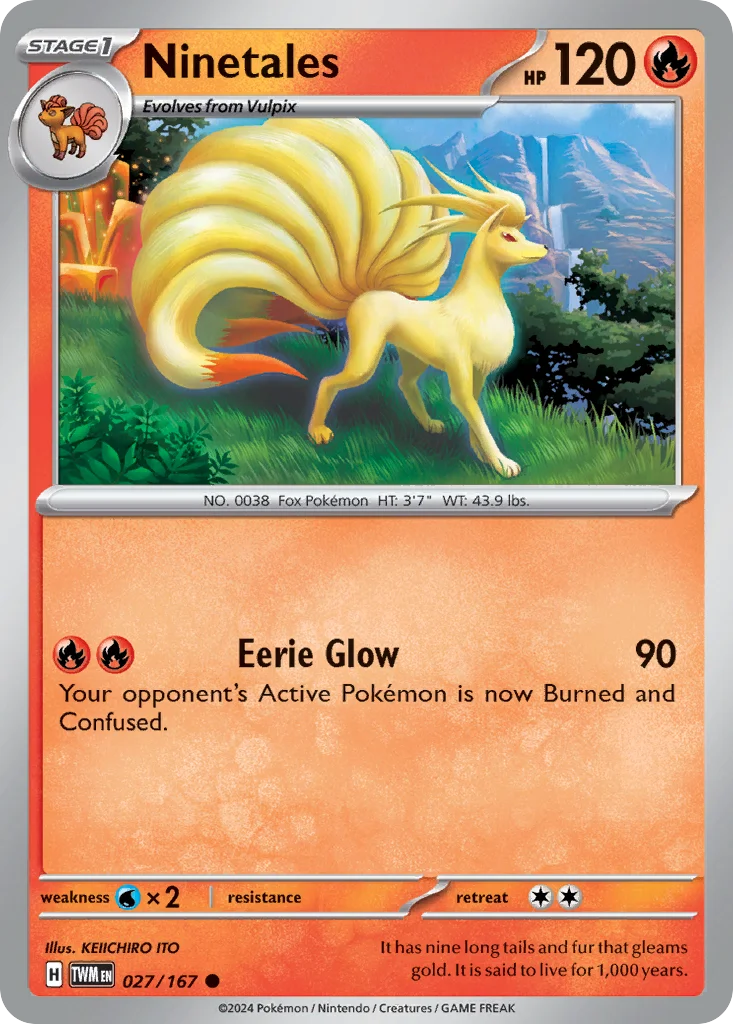 Ninetales Pokemon card