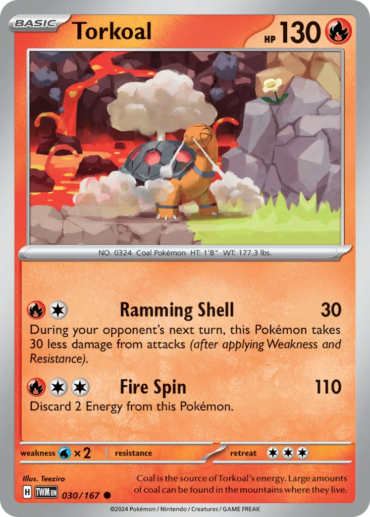 Torkoal Pokemon card