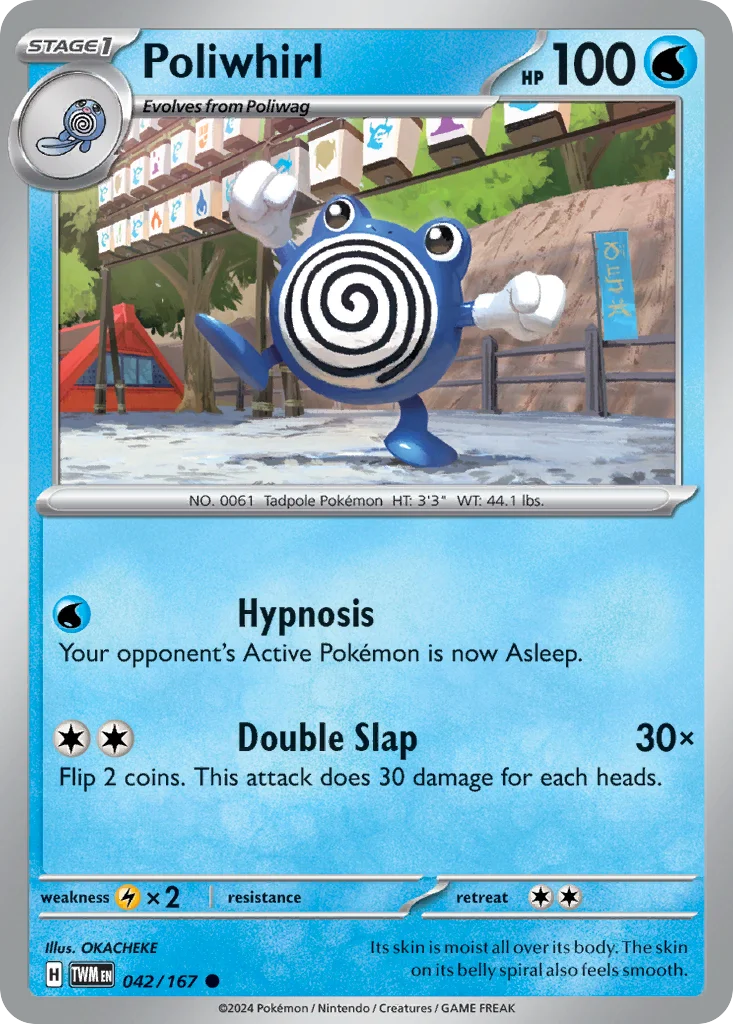 Poliwhirl Pokemon card