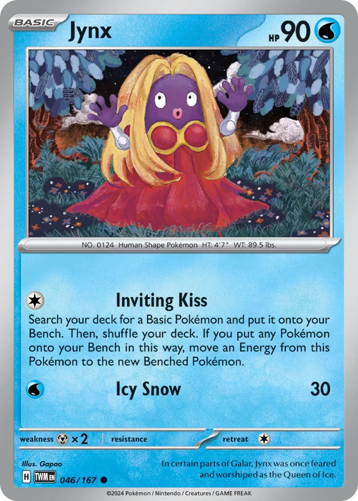Jynx Pokemon card