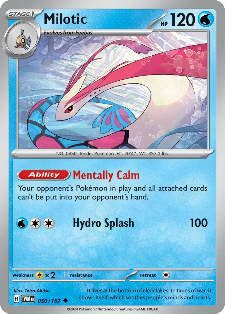 Milotic Pokemon card