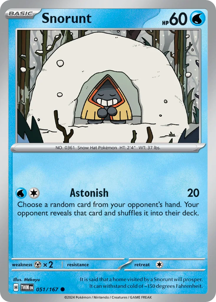 Snorunt Pokemon card