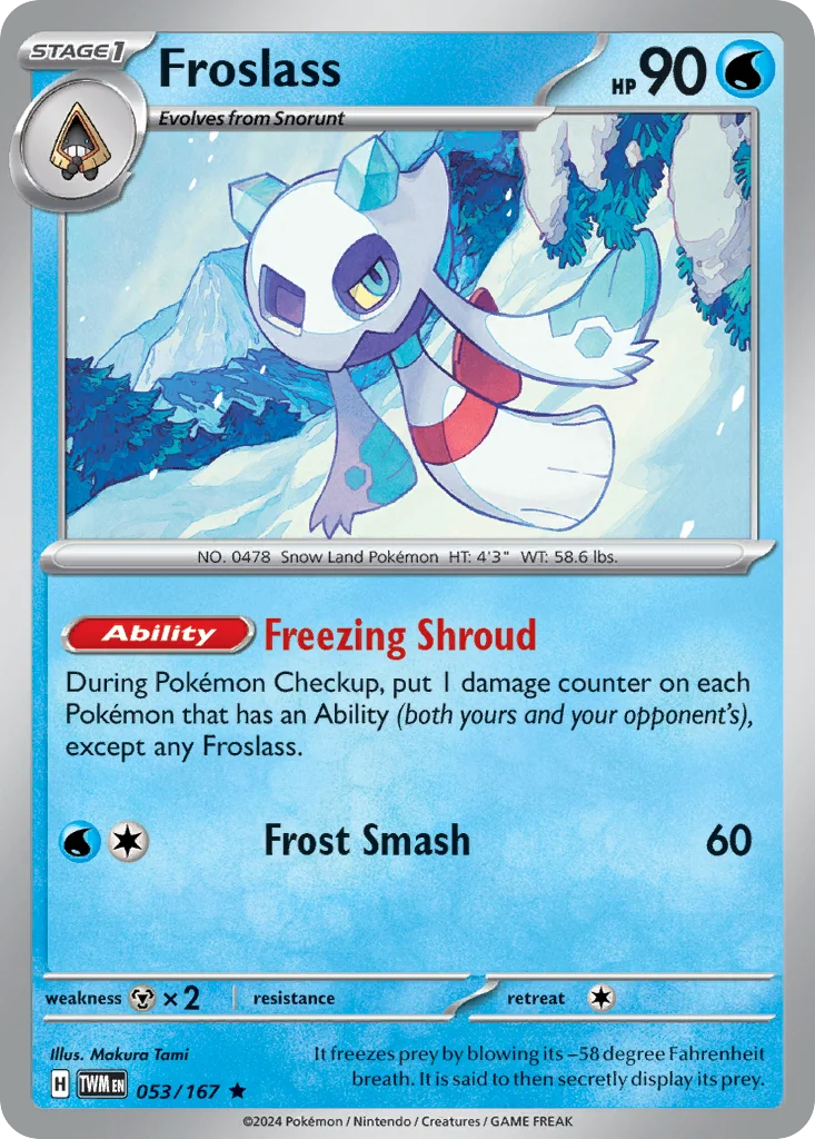 Froslass Pokemon card