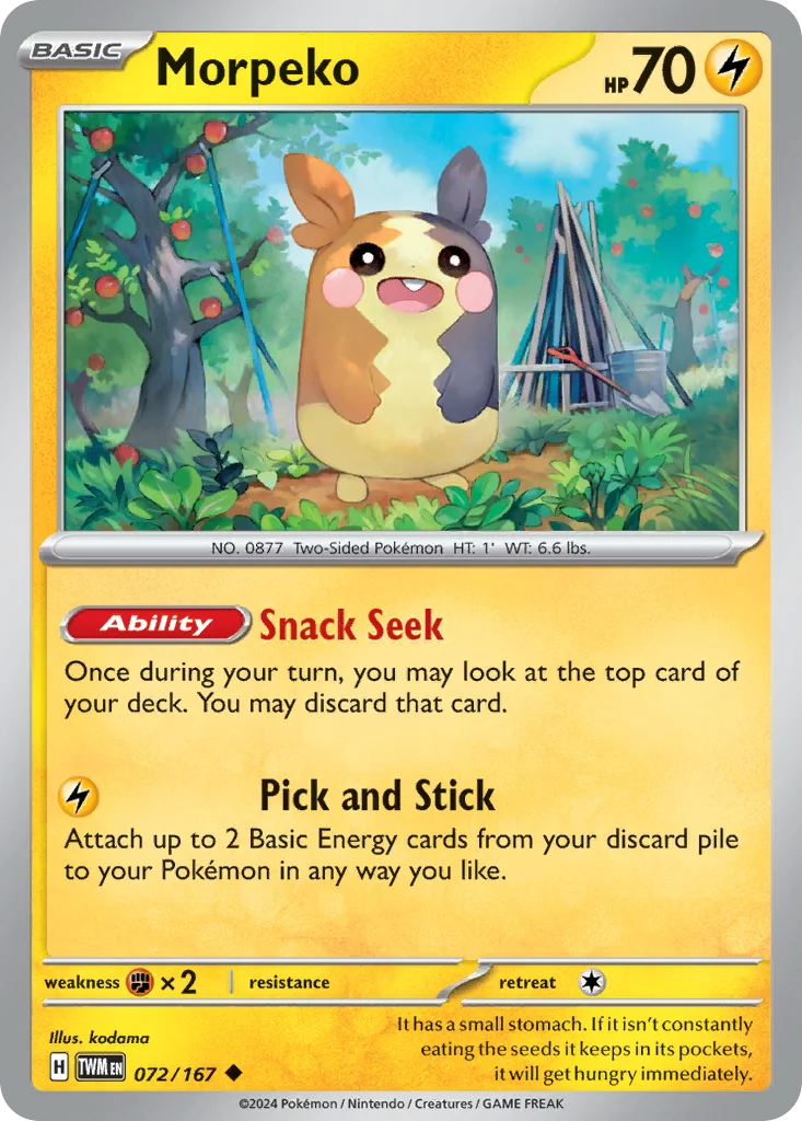Morpeko Pokemon card