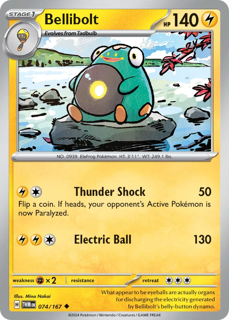 Bellibolt Pokemon card