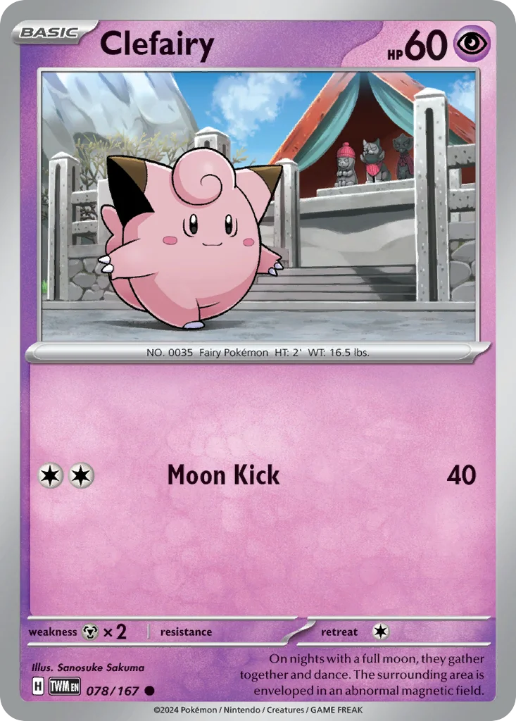 Clefairy Pokemon card