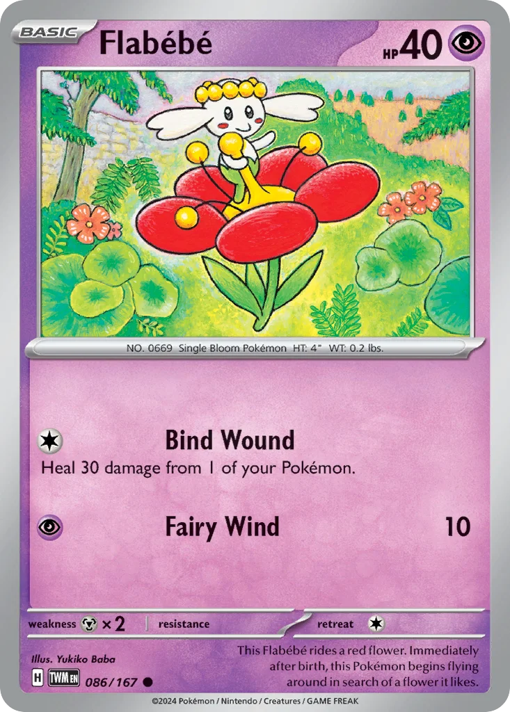 Flabébé Pokemon card