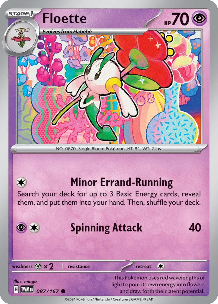 Floette Pokemon card