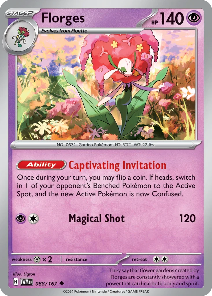 Florges Pokemon card
