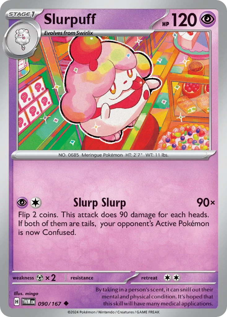 Slurpuff Pokemon card