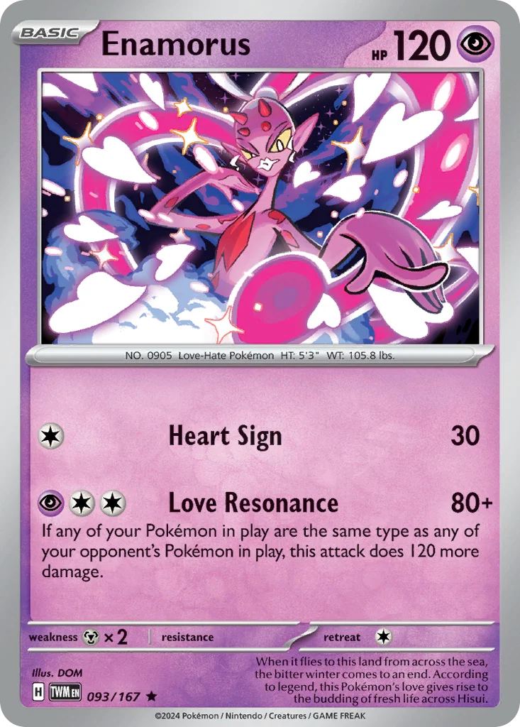 Enamorus Pokemon card