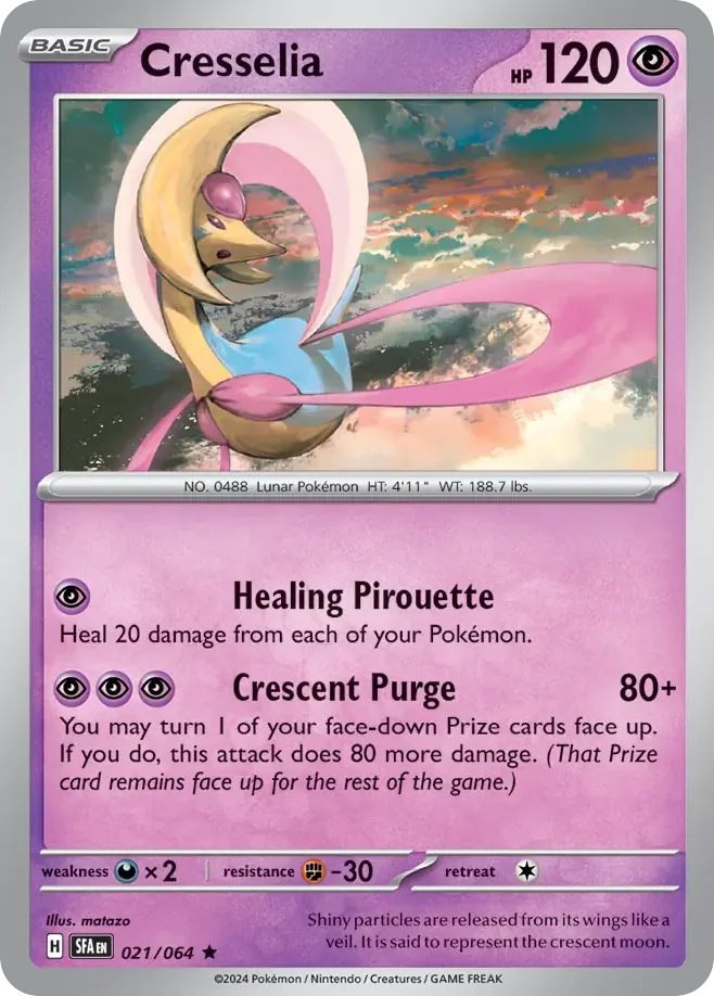 Cresselia Pokemon card