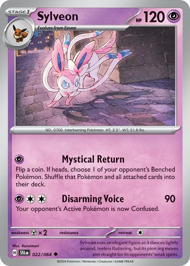 Sylveon Pokemon card