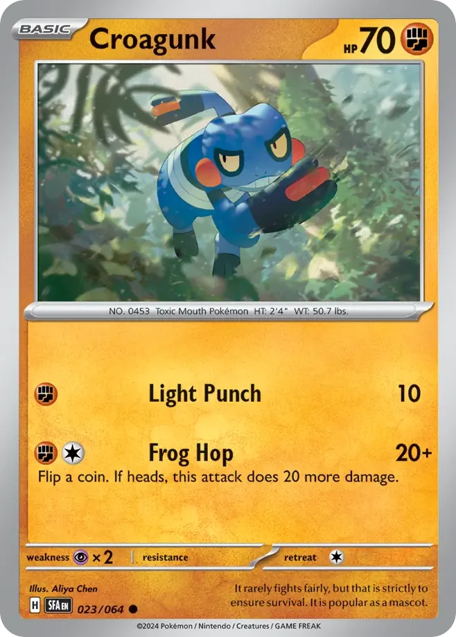 Croagunk Pokemon card