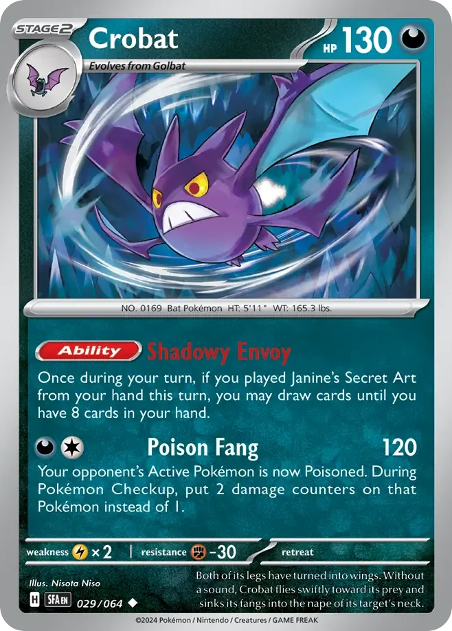 Crobat Pokemon card