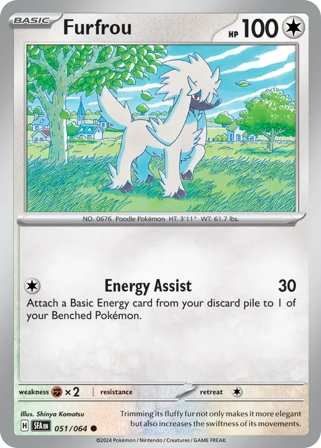 Furfrou Pokemon card