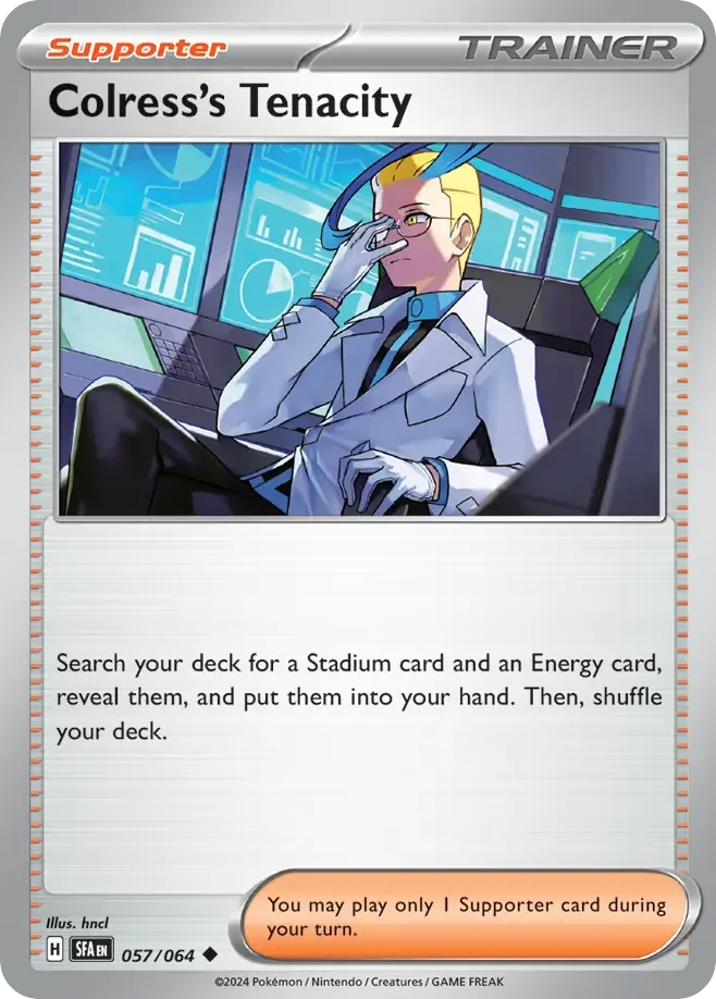 Colress's Tenacity Pokemon card