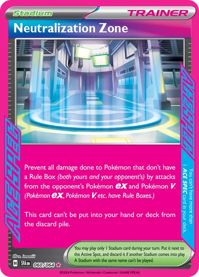 Neutralization Zone Pokemon card